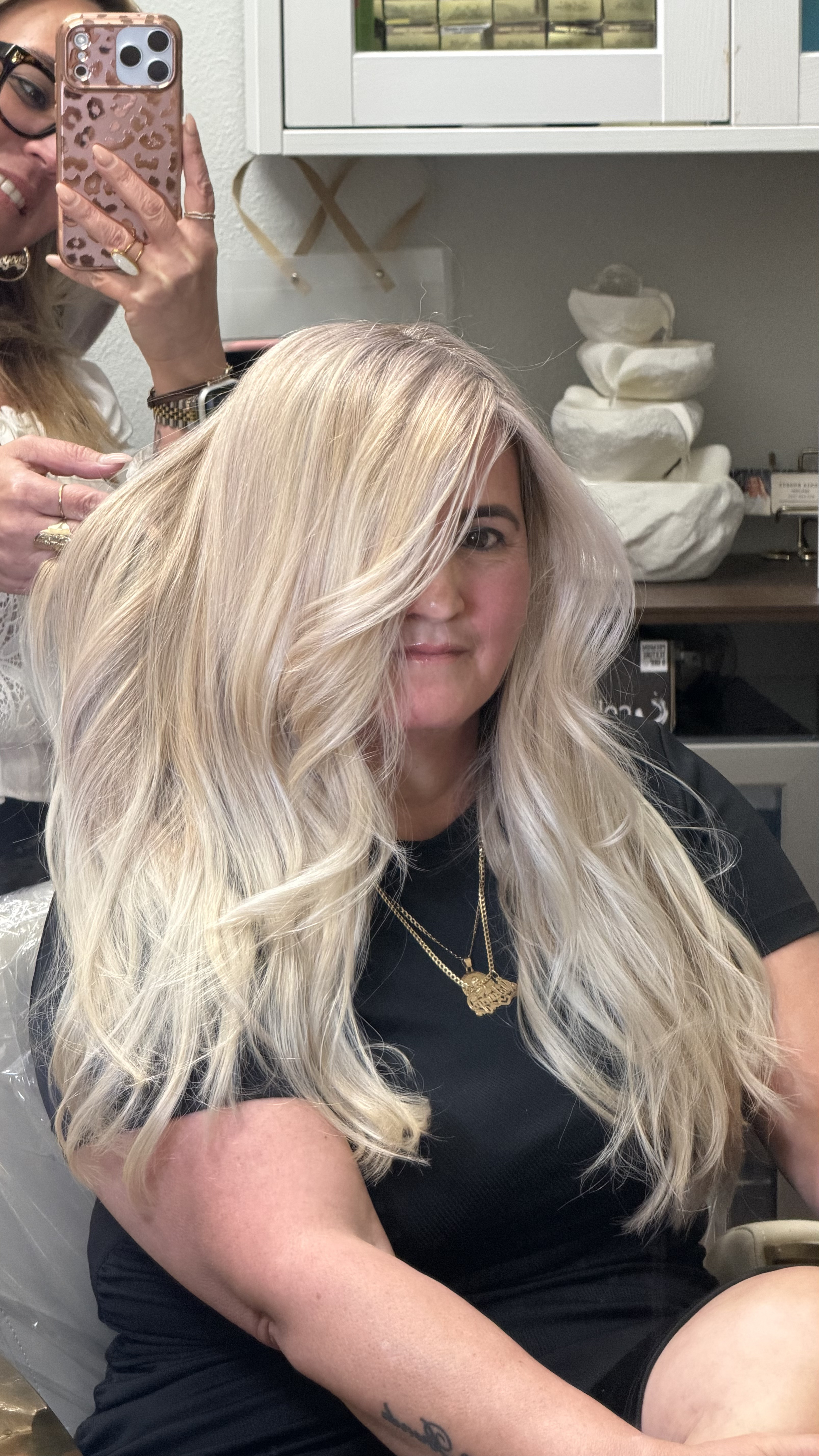 Balayage, resultado real