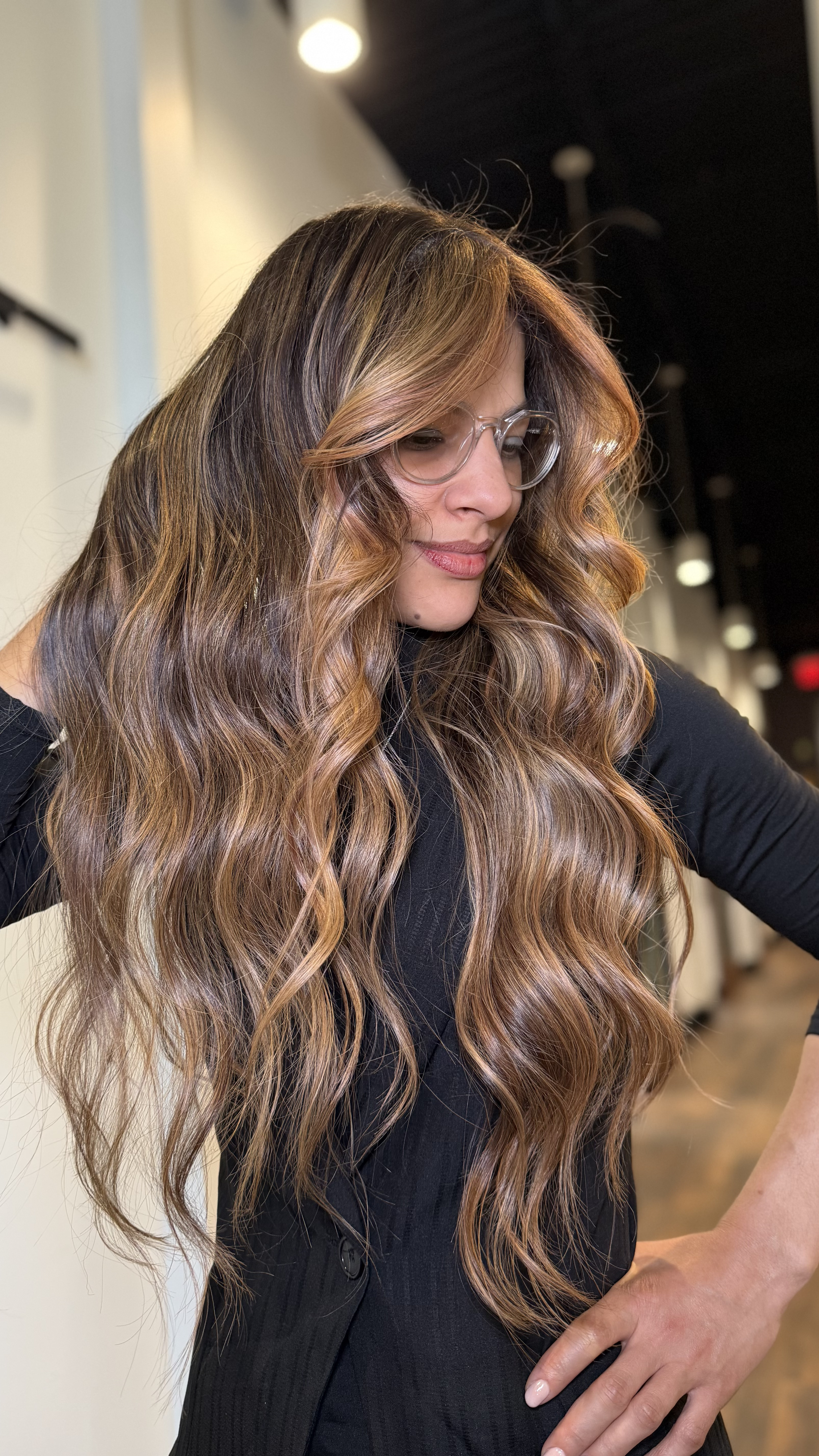 Balayage, resultado real