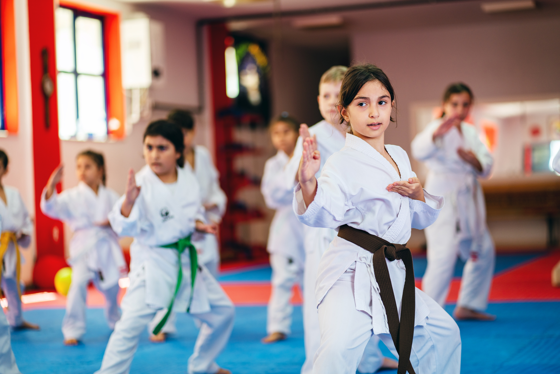 Consistent karate practice
