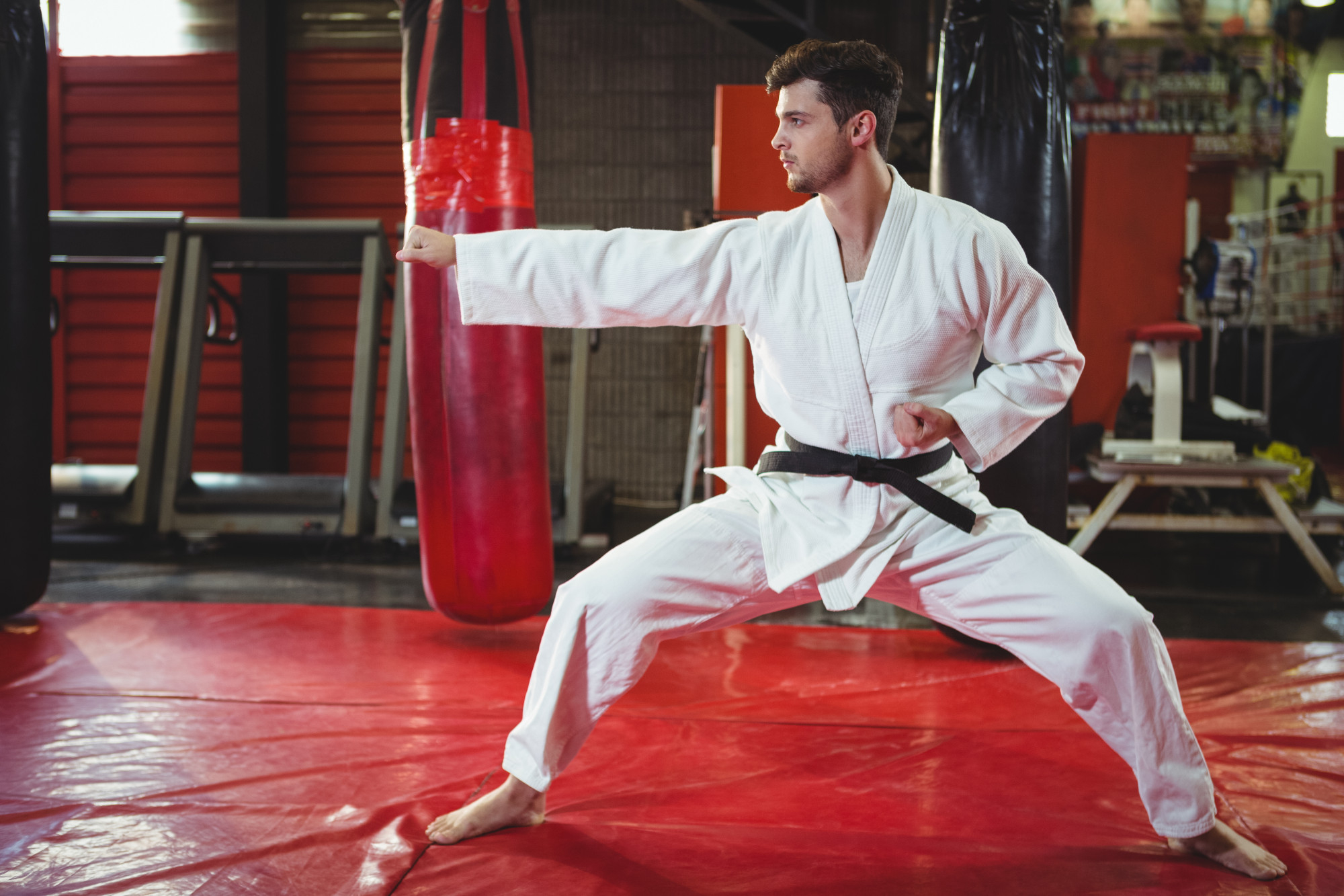 Karate training for mission