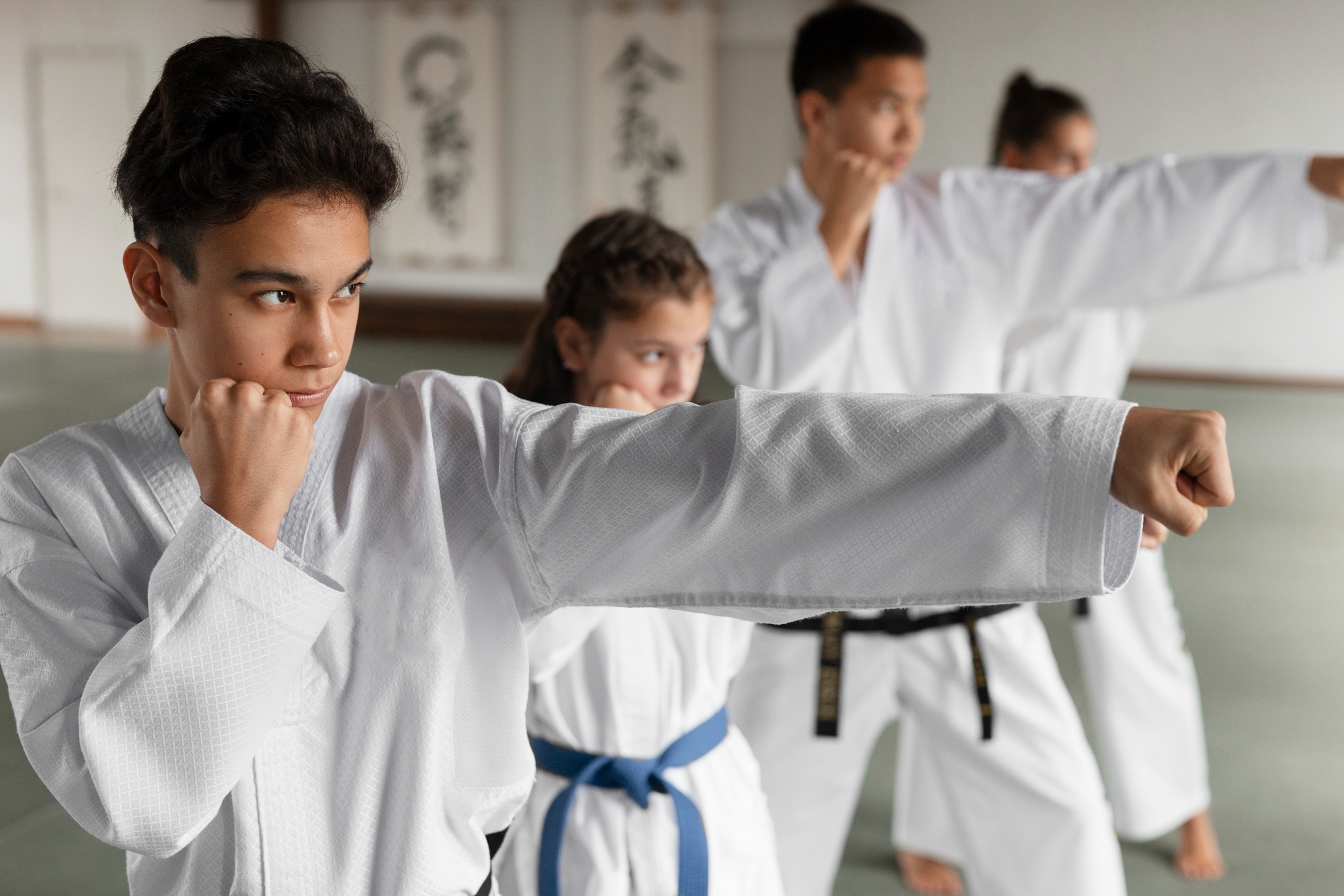 Karate training for vision