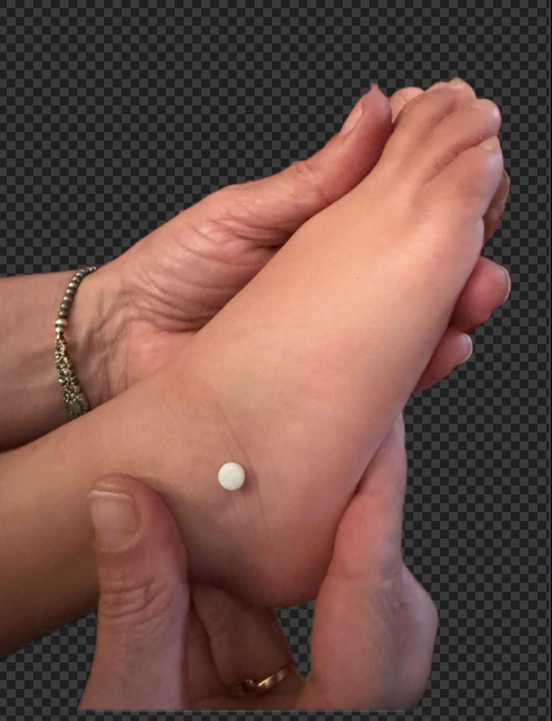 Montse Tudela en sesión con paciente - Barcelona