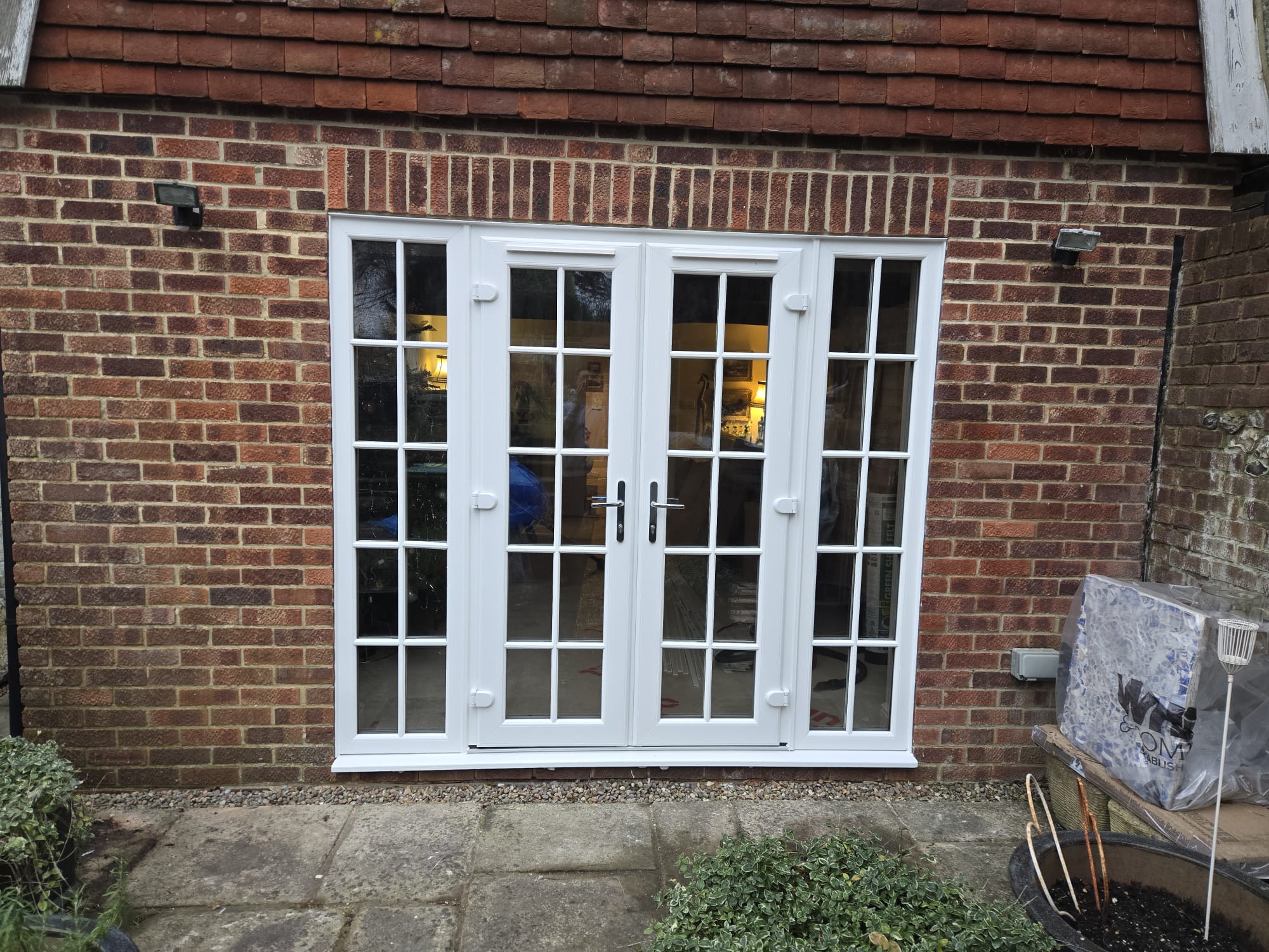 fixed patio door after West's Windoes and Doors