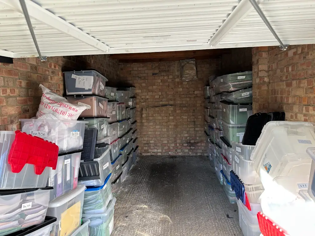 Garage full of household goods before professional garage clearance by Recycle DNC Ltd