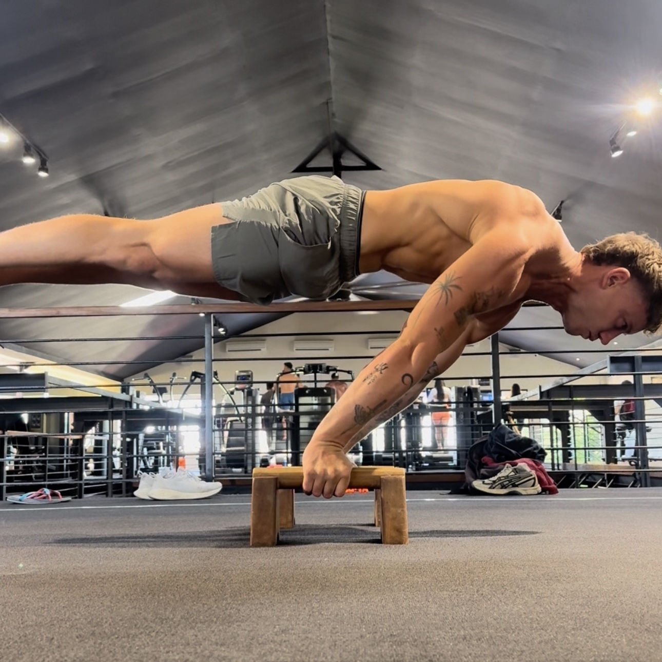 Matt doing planche