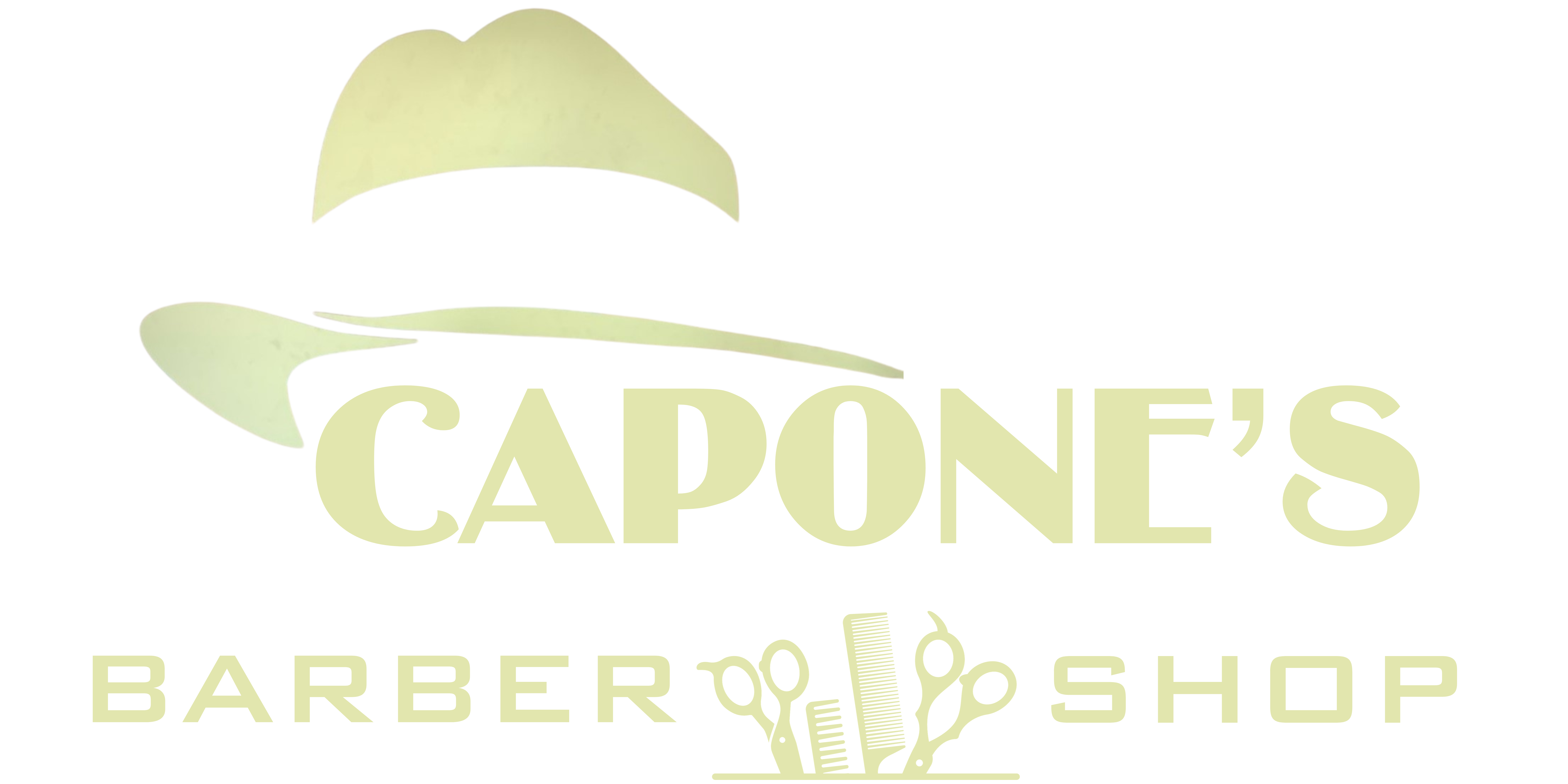 Capone's Barbershop Logo