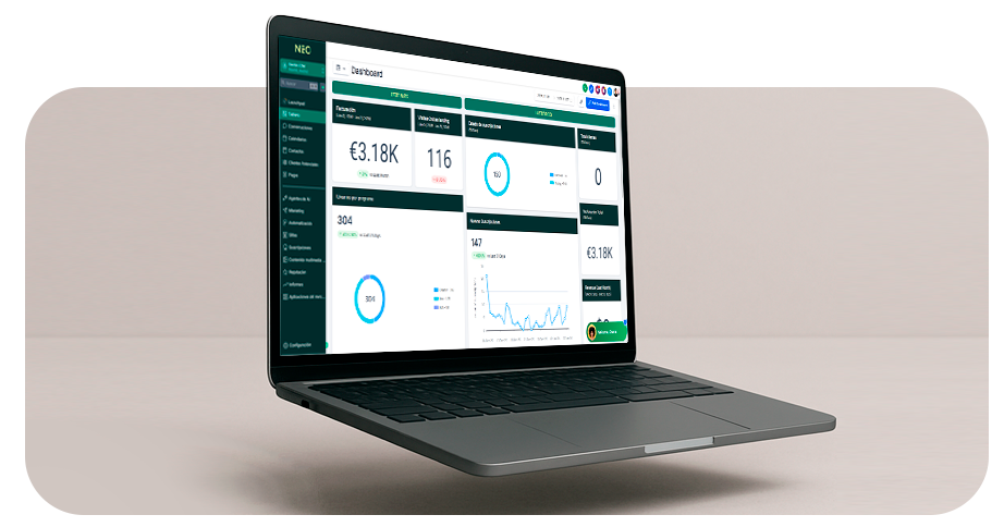 Vista de la plataforma NEO