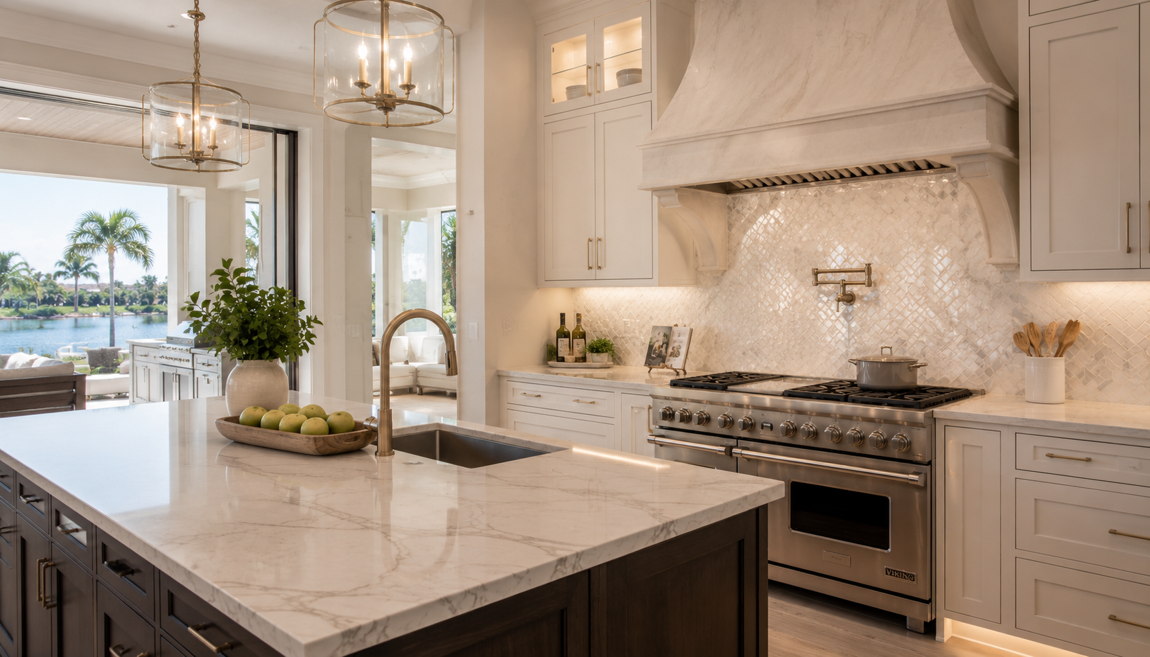 Custom Tile Work — Kitchen Backsplash