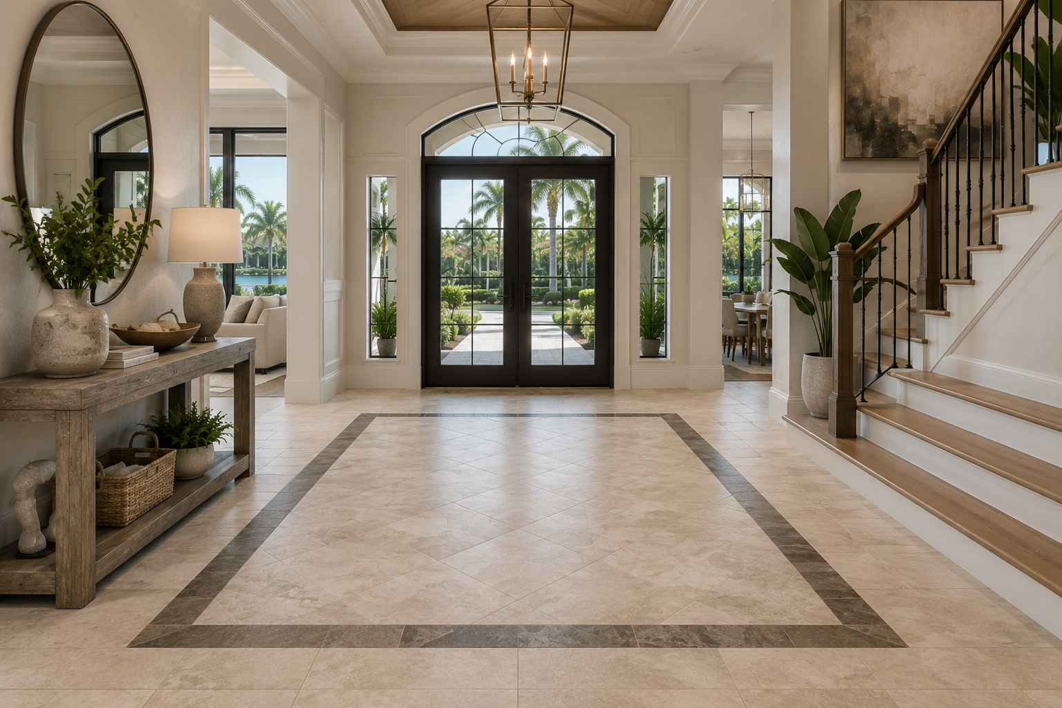 Custom Tile Work — Entryway