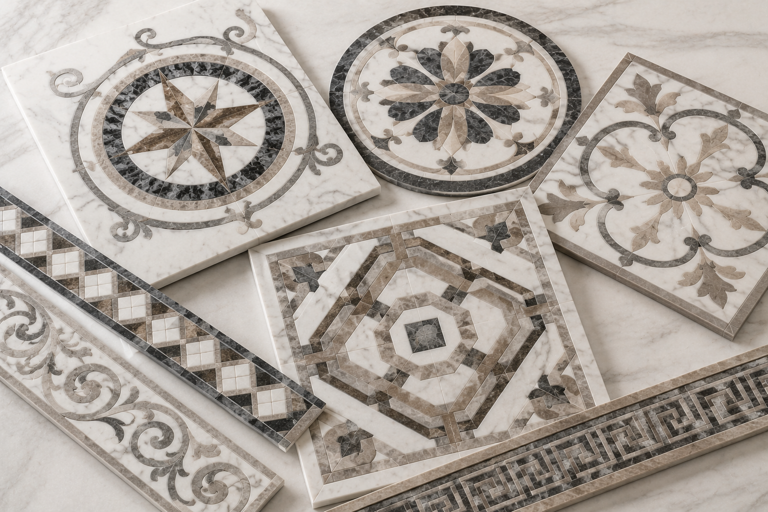 Medallion & Inlay Tile Installation