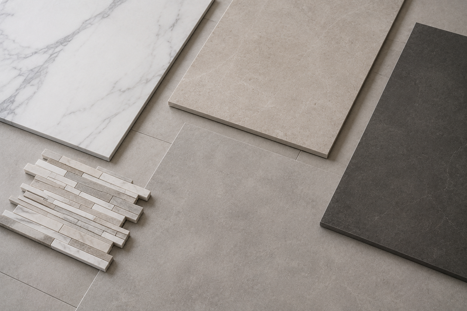 Large Format & Minimal Tile Installation