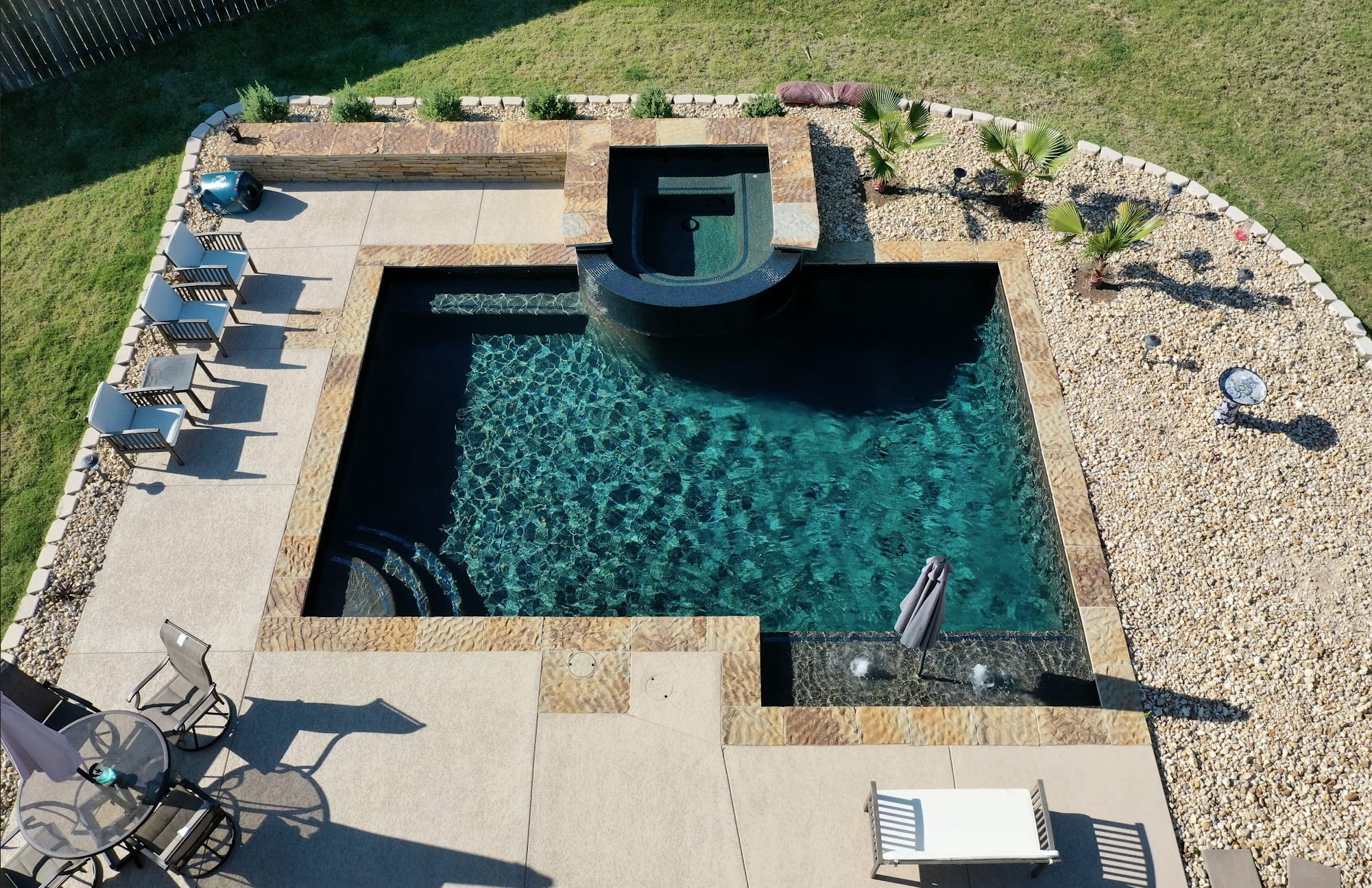 Custom pool by Celestial Water Pools