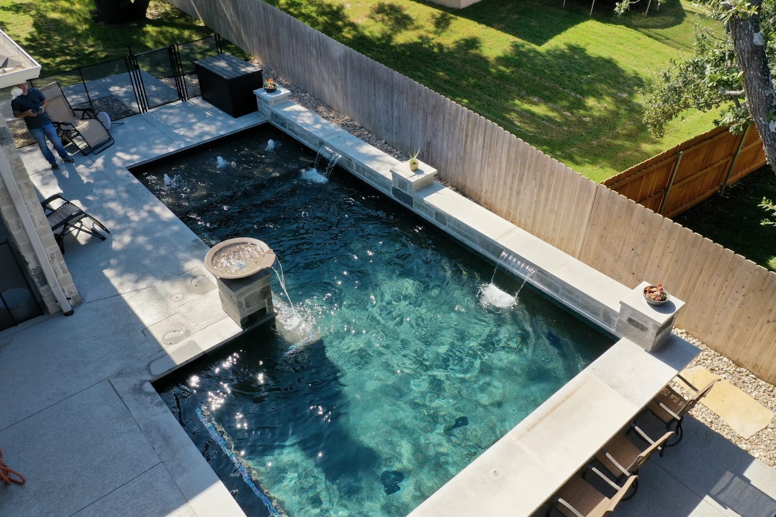 Custom pool by Celestial Water Pools
