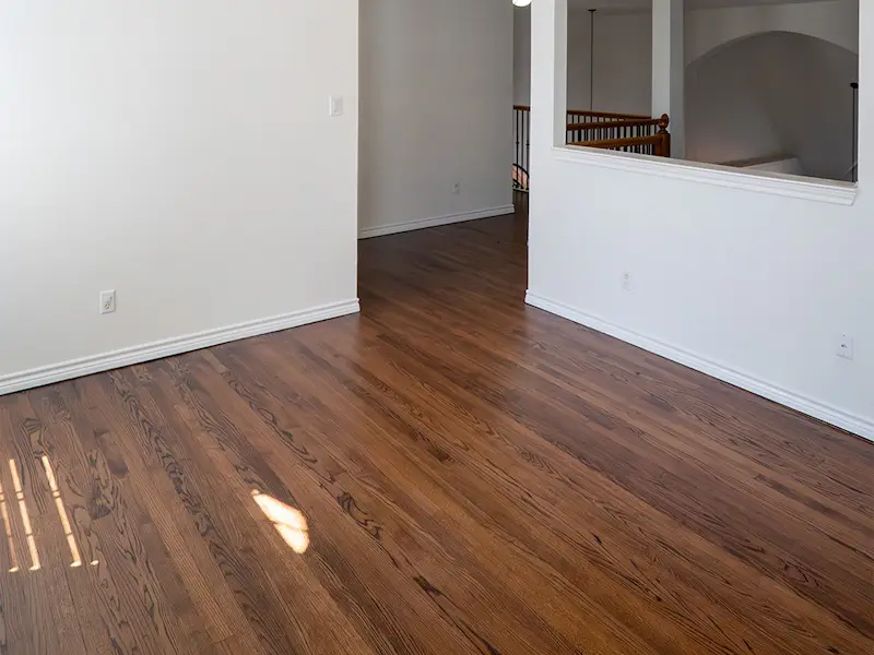 Hardwood installation in DFW home