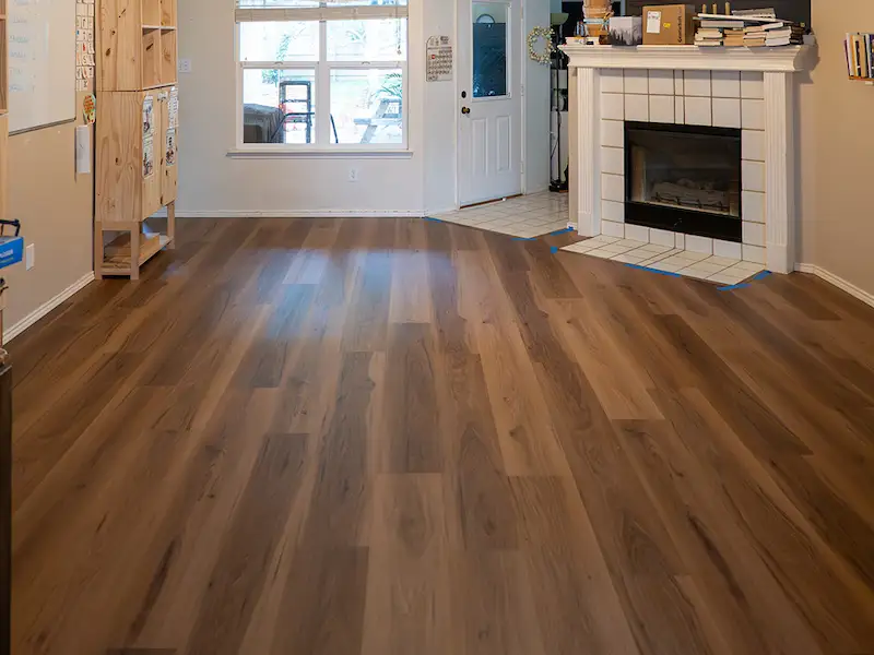 Vinyl plank flooring