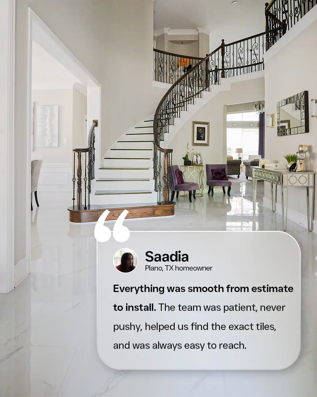 Beautiful flooring transformation in a Dallas-Fort Worth home