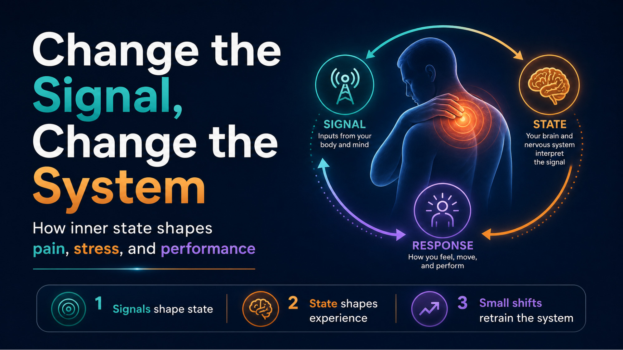 Change the Signal, Change the System: How Your Inner State Shapes Pain, Stress, and Performance cover