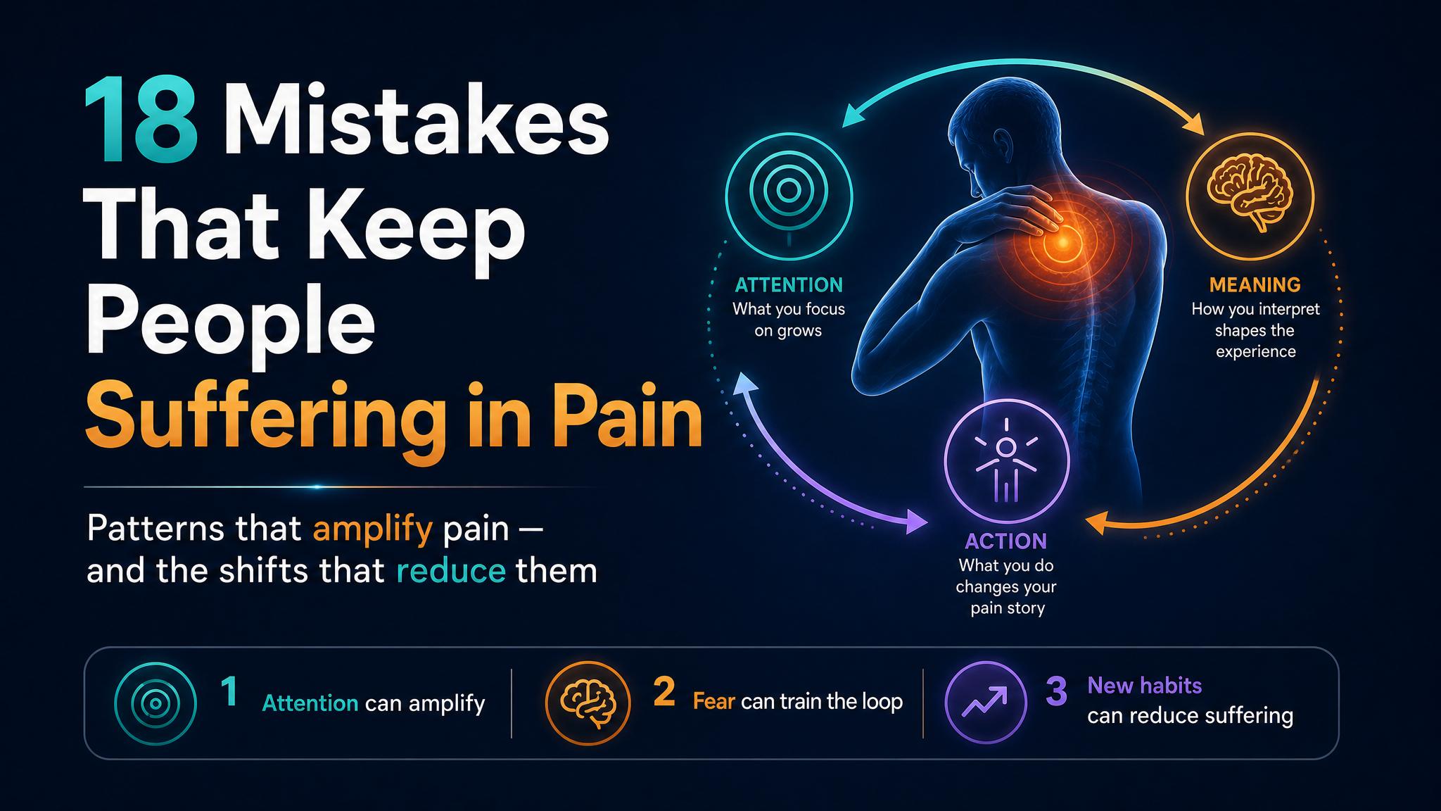 18 Mistakes That Keep People Suffering in Pain cover image