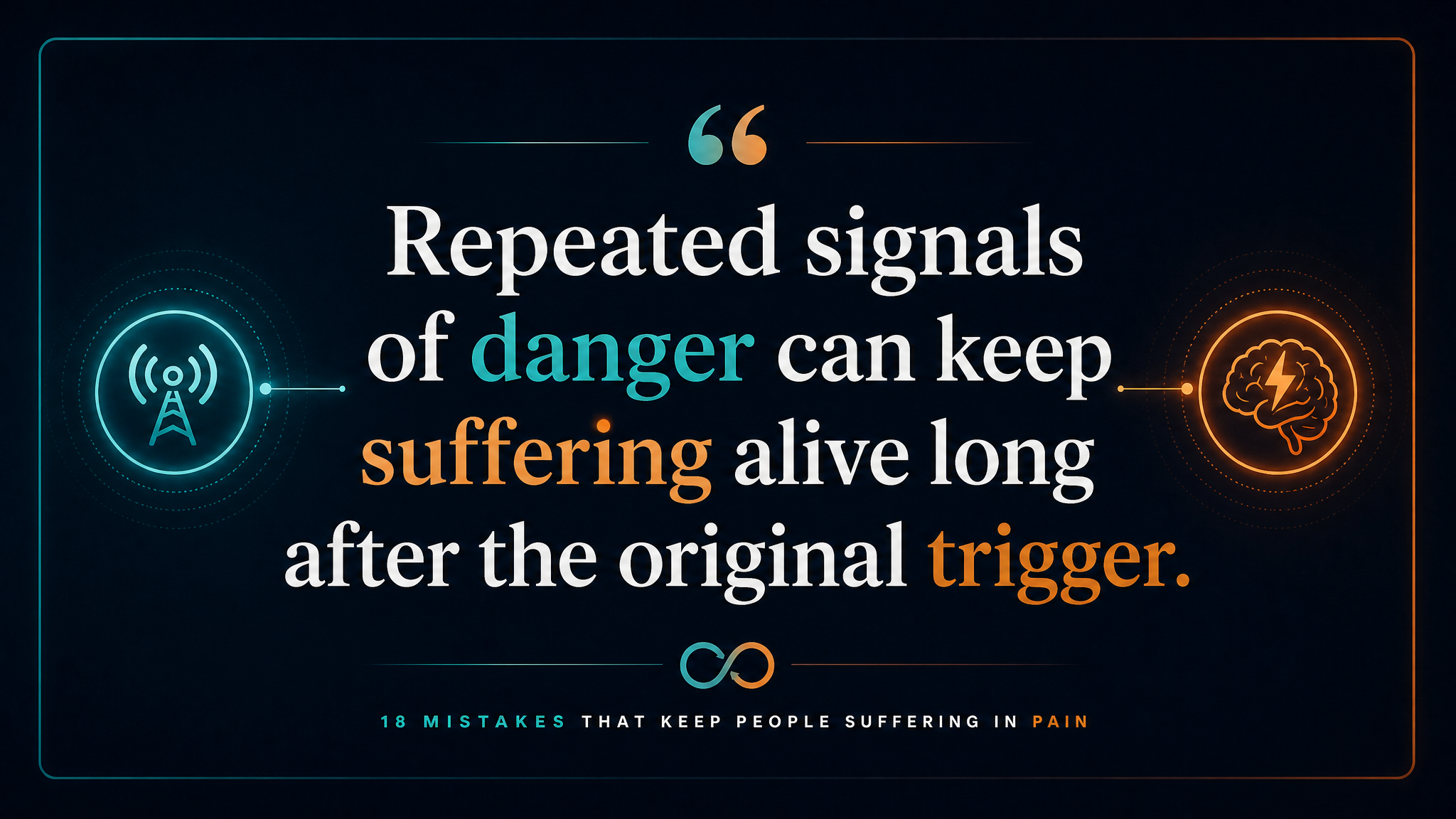 IMAGE SLOT 7 — Quote card companion still: Quote graphic companion to the attention-fear-protection loop animation