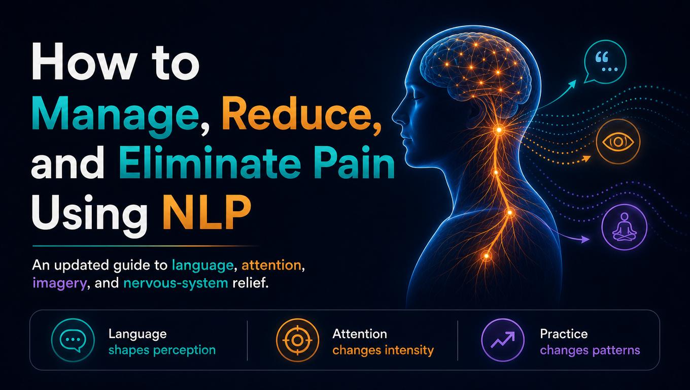 How to Manage, Reduce, and Eliminate Pain Using NLP cover