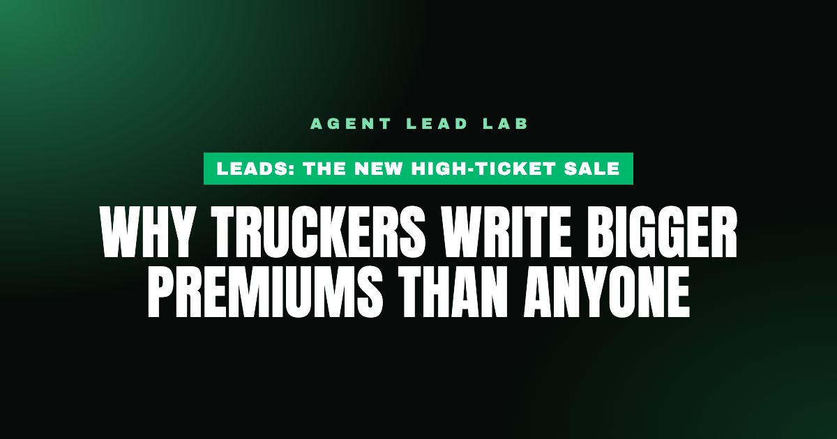 Why Truckers Write Bigger Premiums Than Anyone