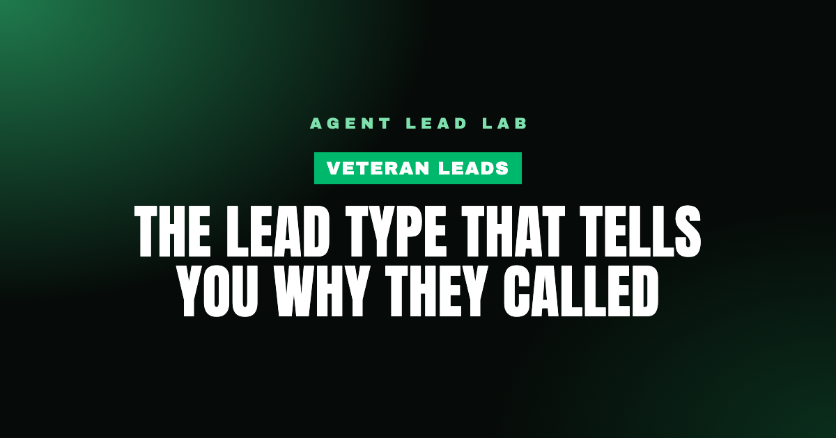 The Lead Type That Tells You Why They Called
