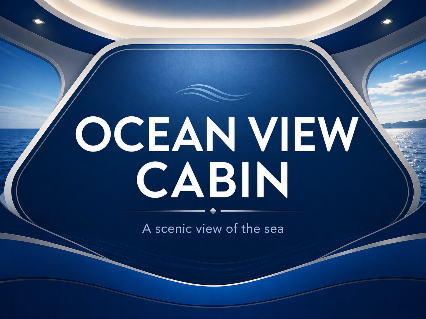 Ocean view cabin