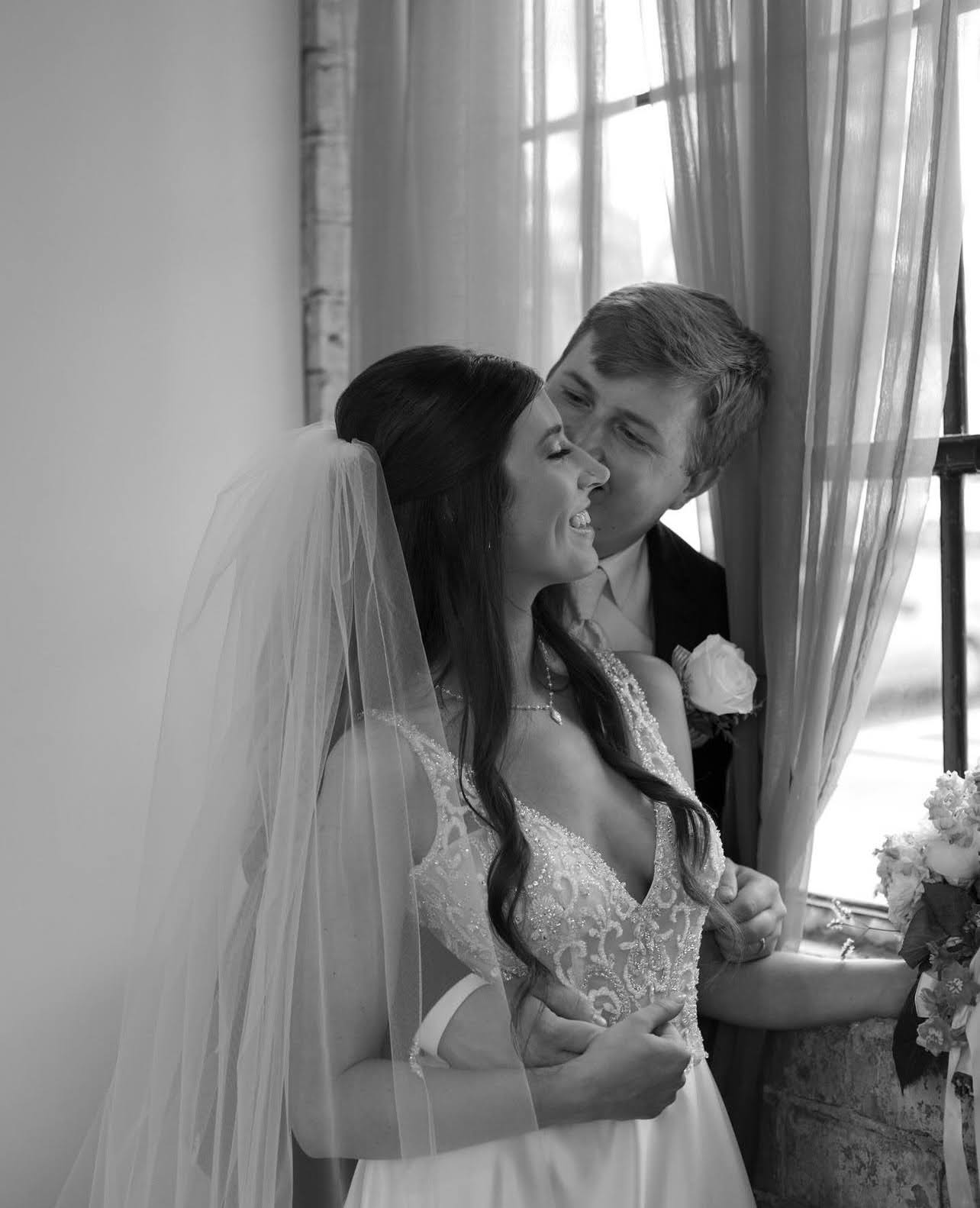 Bride at Boulevard Bride boutique in Lake St. Louis