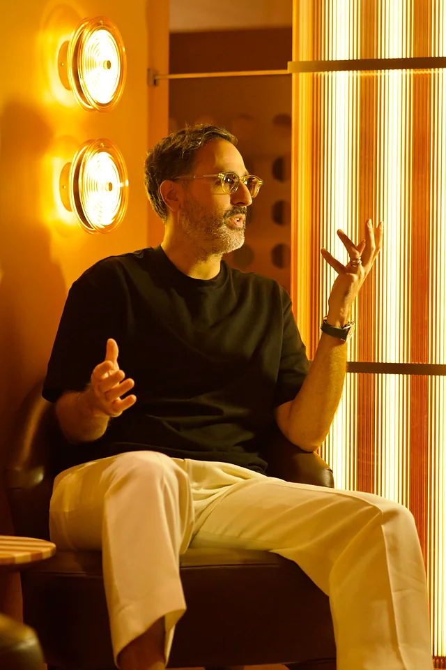 A guest speaking at a Circle gathering