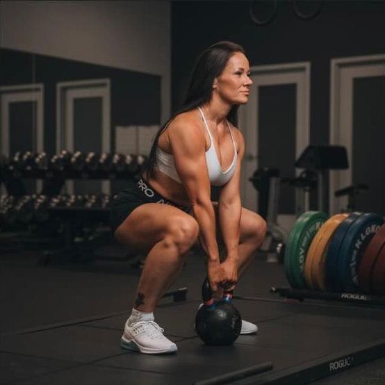 Karine à l'entraînement