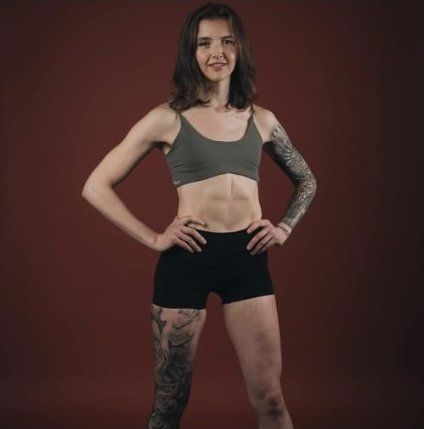 Gabrielle après 8 mois