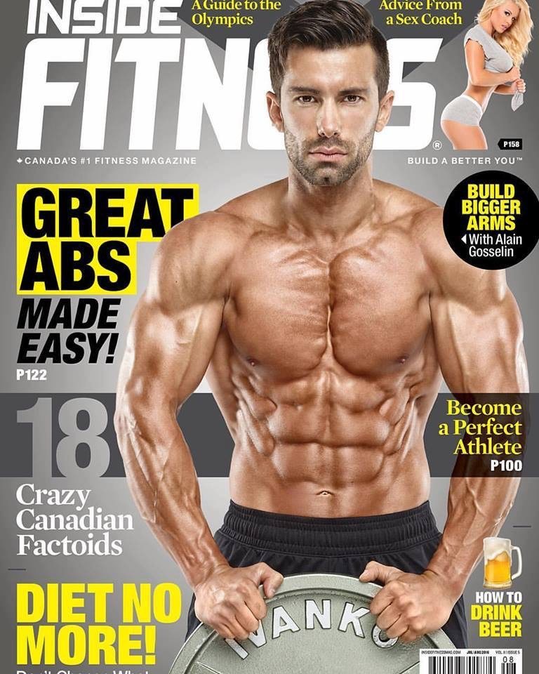 Alain en couverture d'Inside Fitness