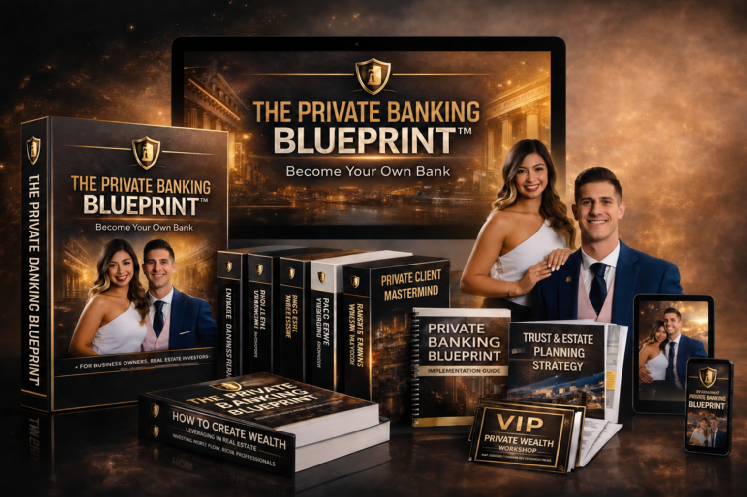 The Private Banking Blueprint collection, implementation guides, books, and private client resources