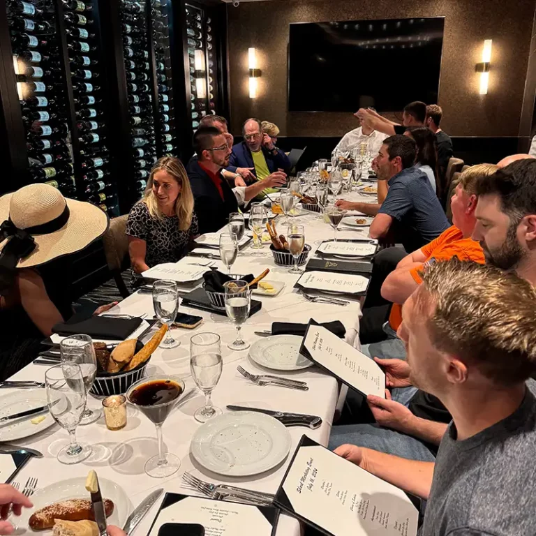 Networking dinner at the mastermind