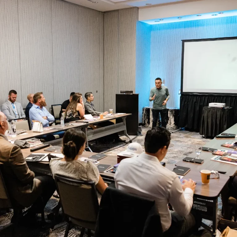 Mastermind attendees in session