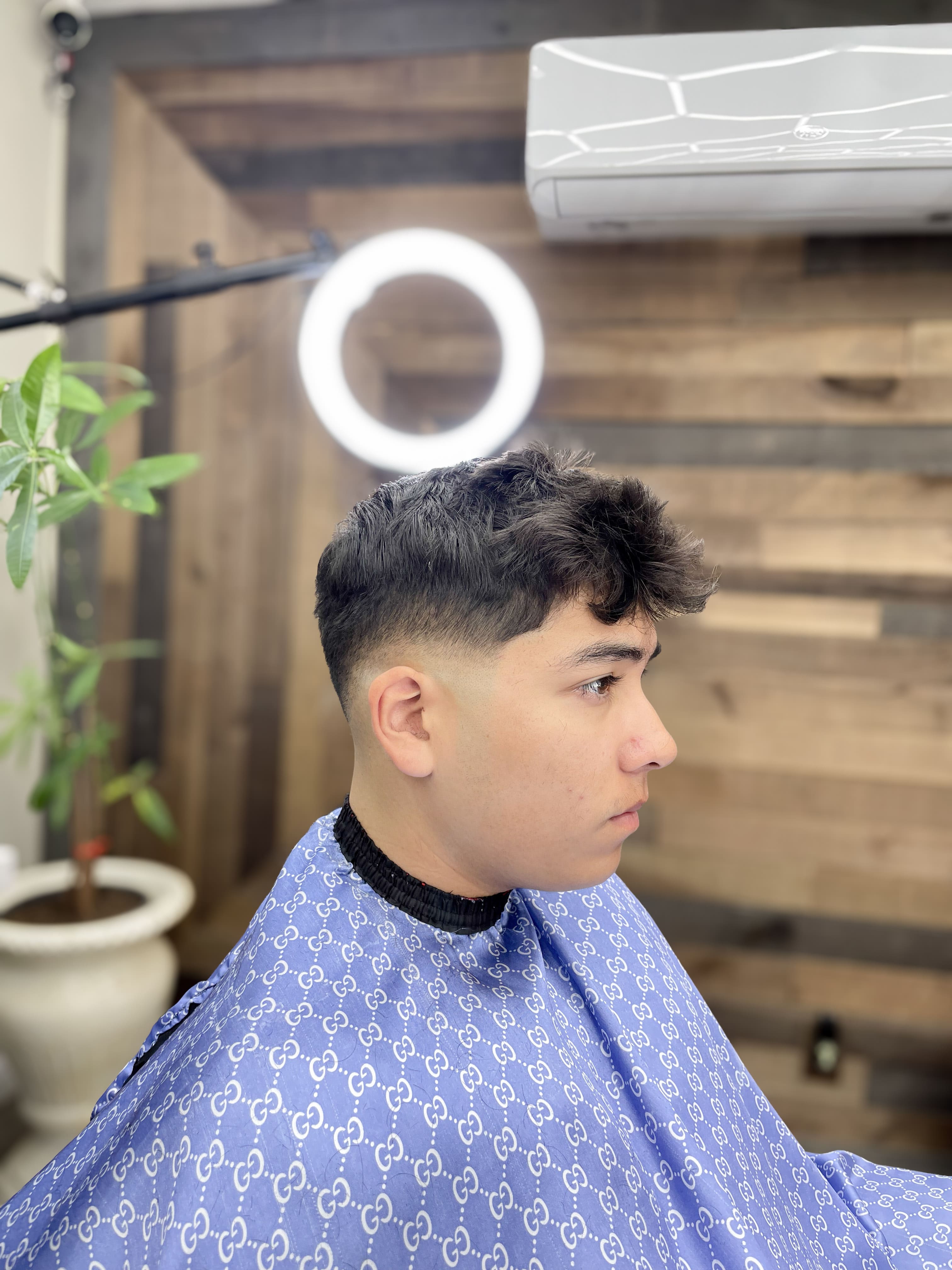 Barber work at Alexa's shop