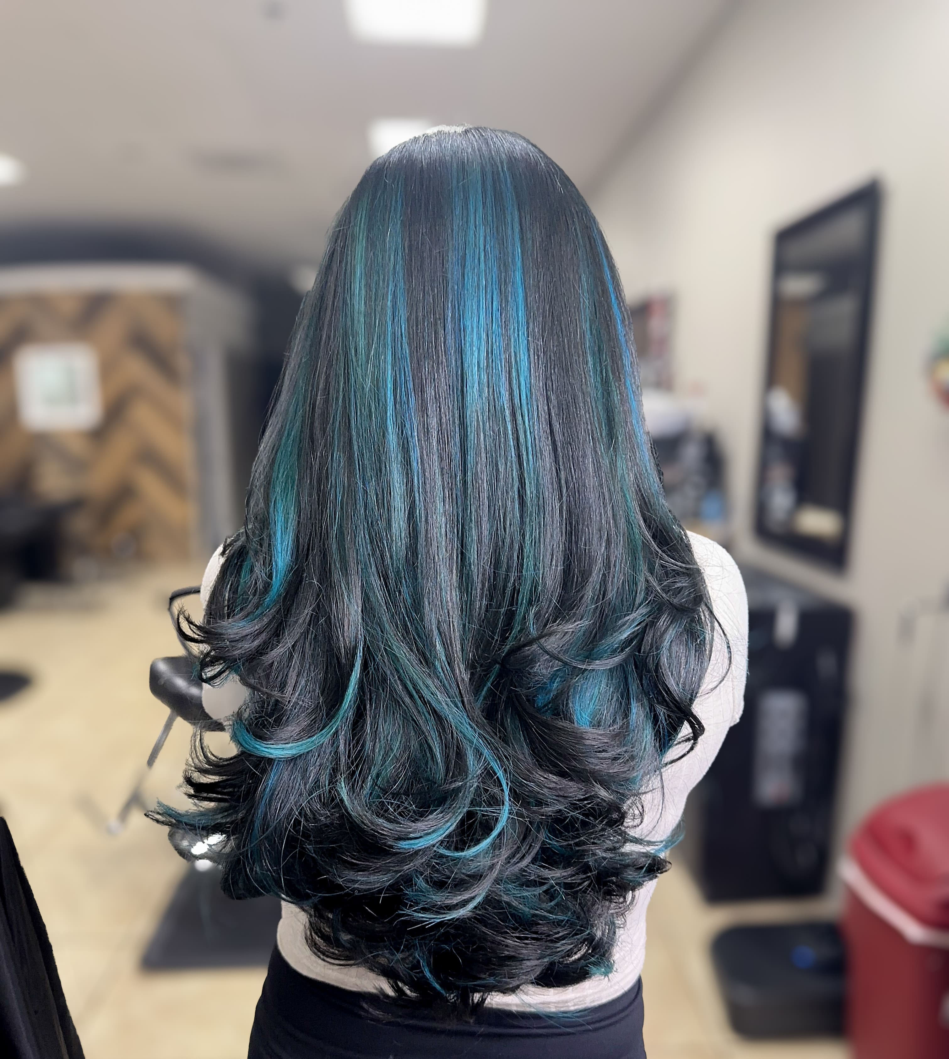 Blowout and finish Eastvale beauty salon