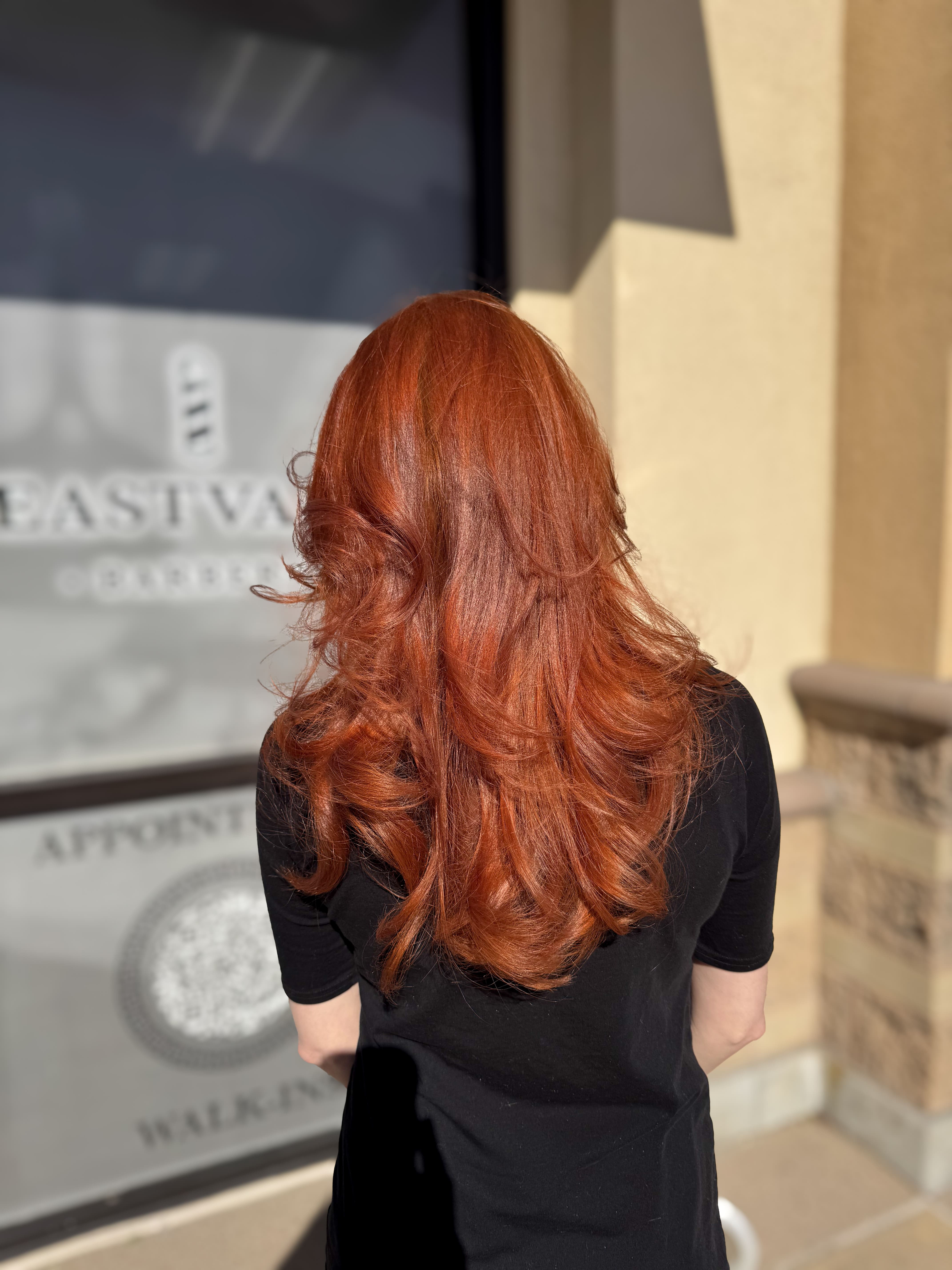 Relaxing luxury salon environment at Alexa's Eastvale