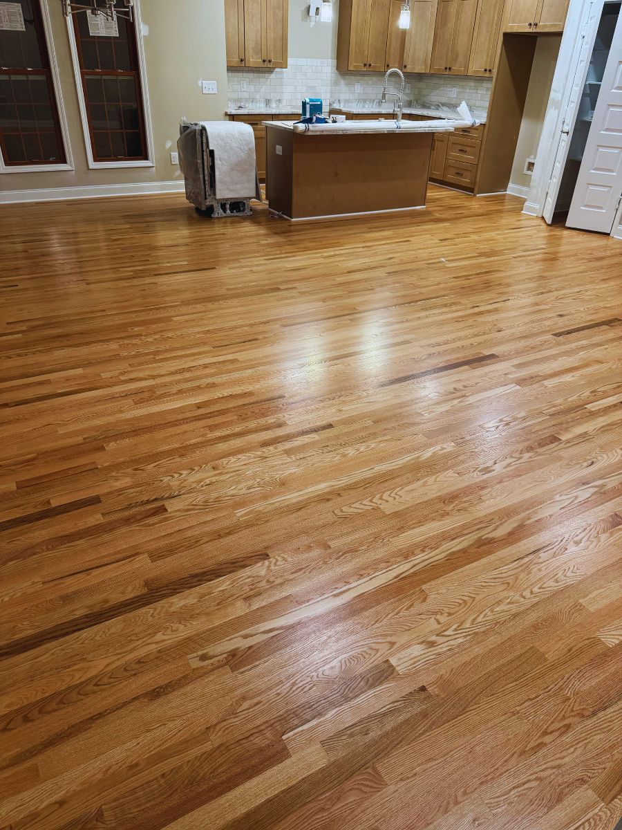 Hardwood floors installed and refinished in Raleigh home