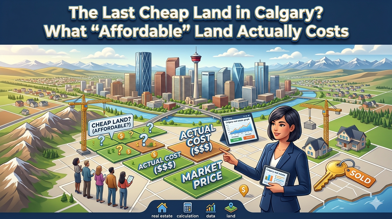 The Last Cheap Land in Calgary? What "Affordable" Land Actually Costs The Last Cheap Land in Calgary? What "Affordable" Land Actually Costs