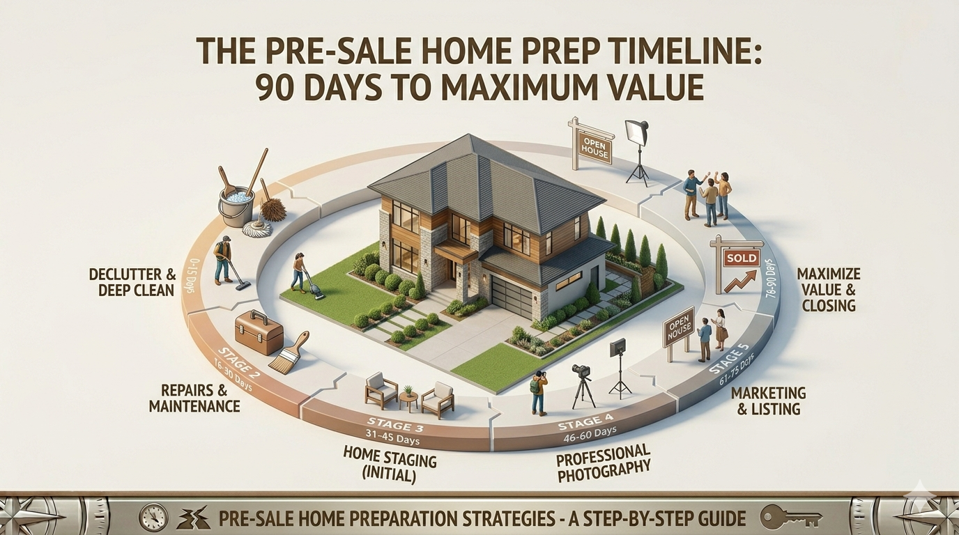 The Pre-Sale Home Prep Timeline 90 Days to Maximum Value The Pre-Sale Home Prep Timeline 90 Days to Maximum Value