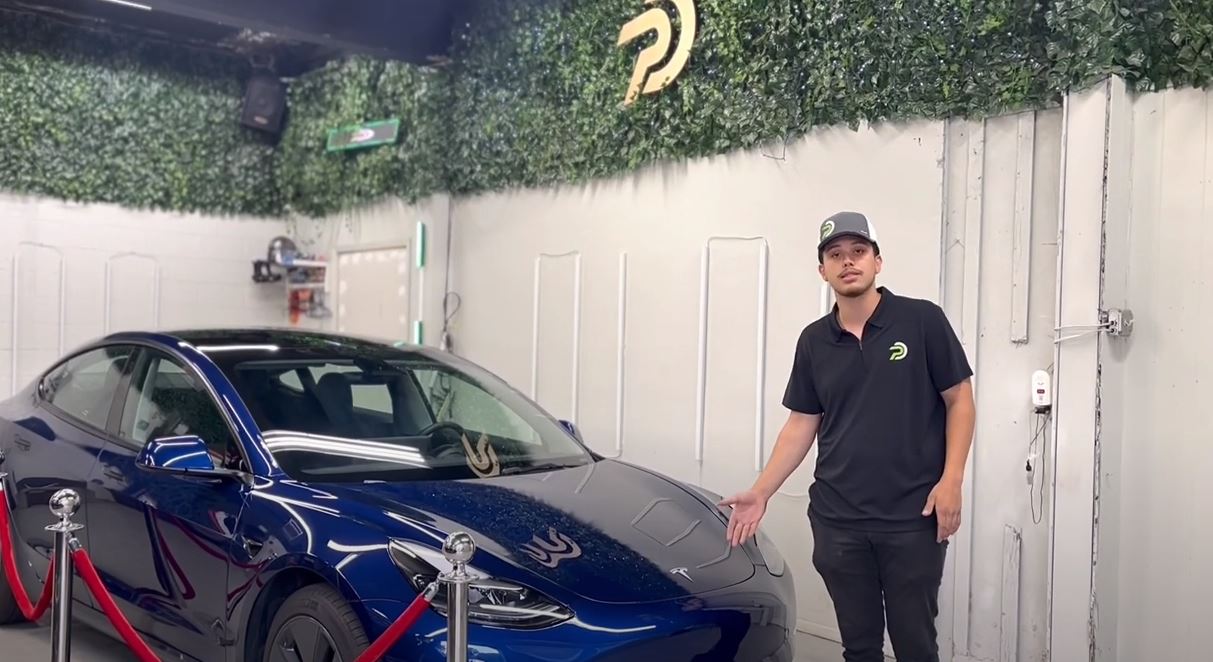 Premier Detailing NJ owner inside the Scotch Plains studio