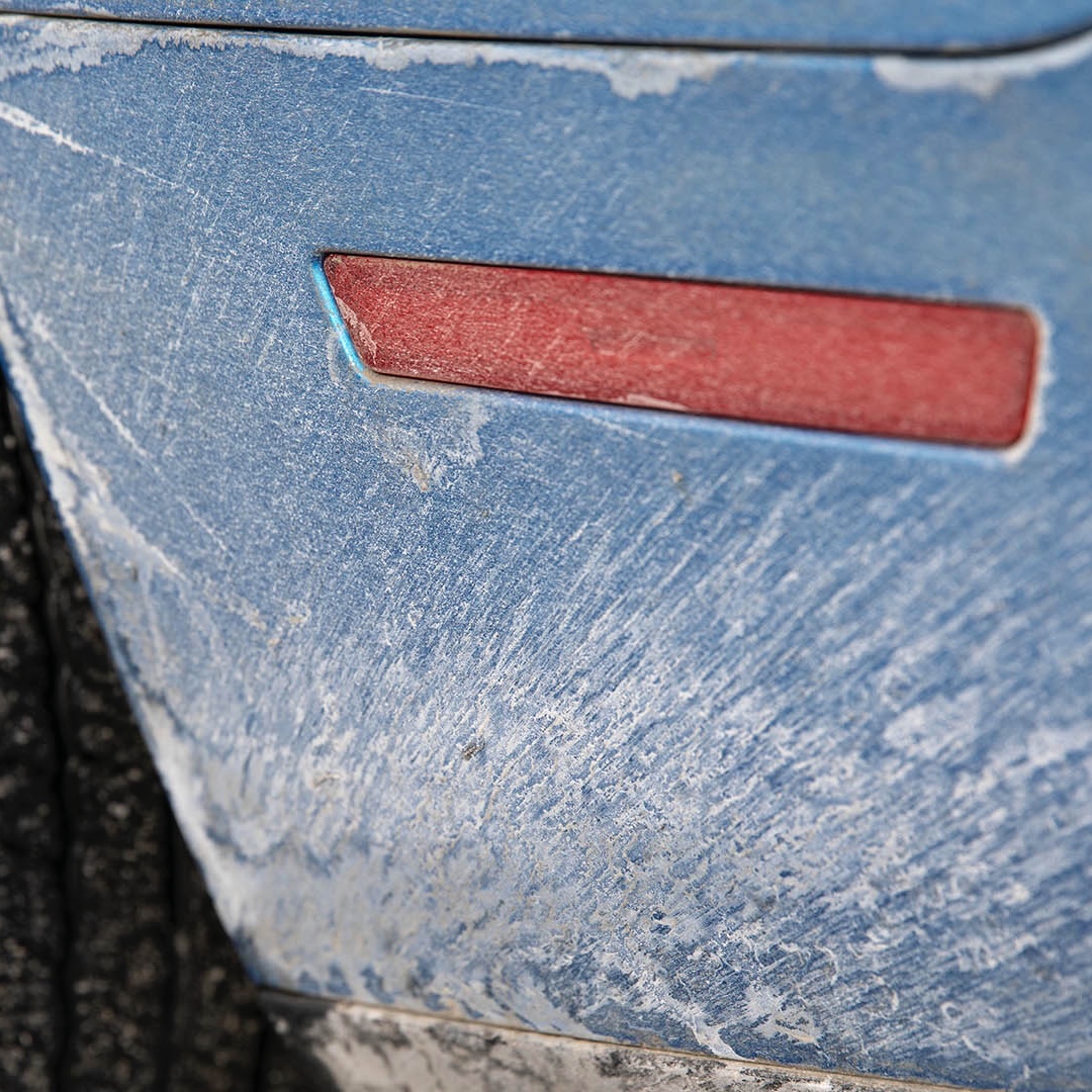 Road salt damage covered by the ceramic coating warranty