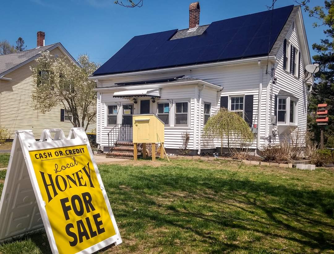 Solar panel installation on a home in Braintree, MA