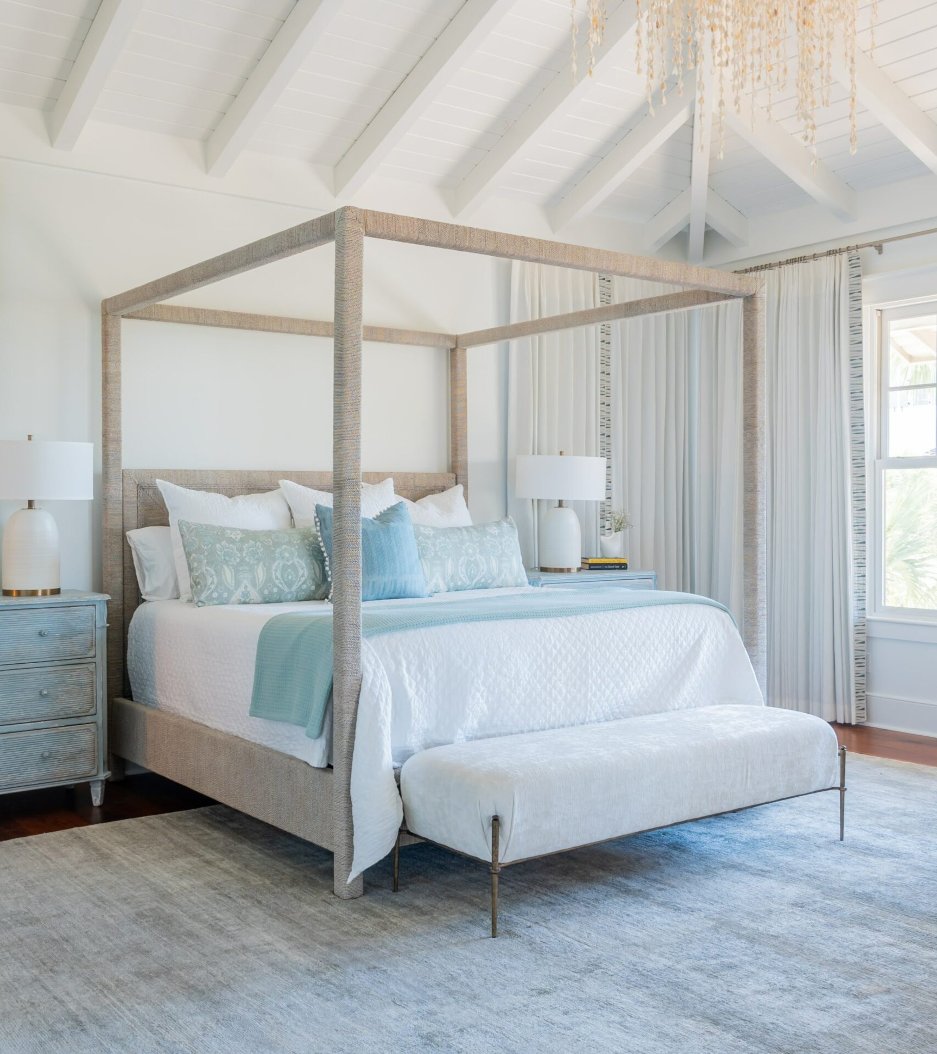 Calm light-filled bedroom