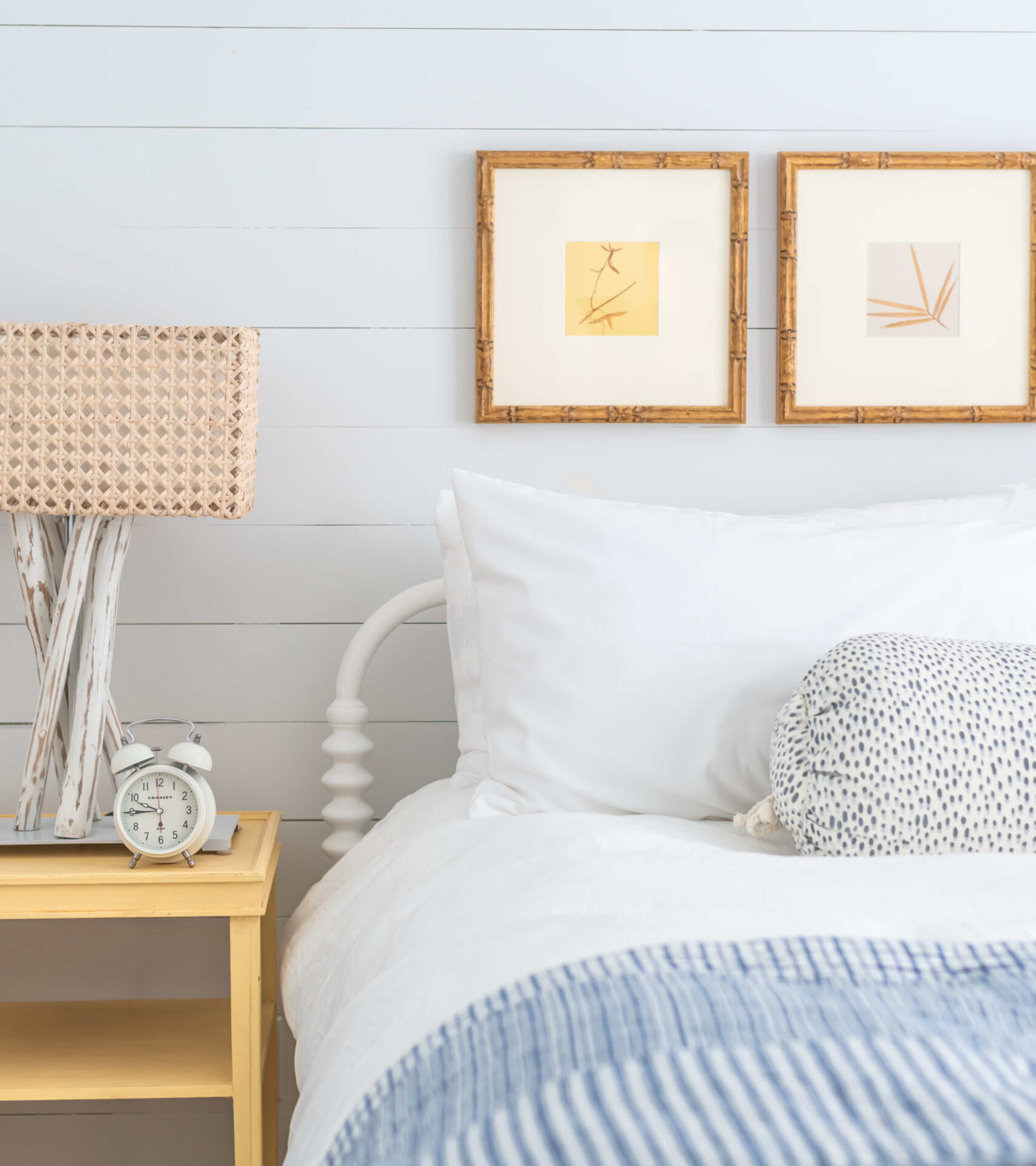 Calm bedroom interior