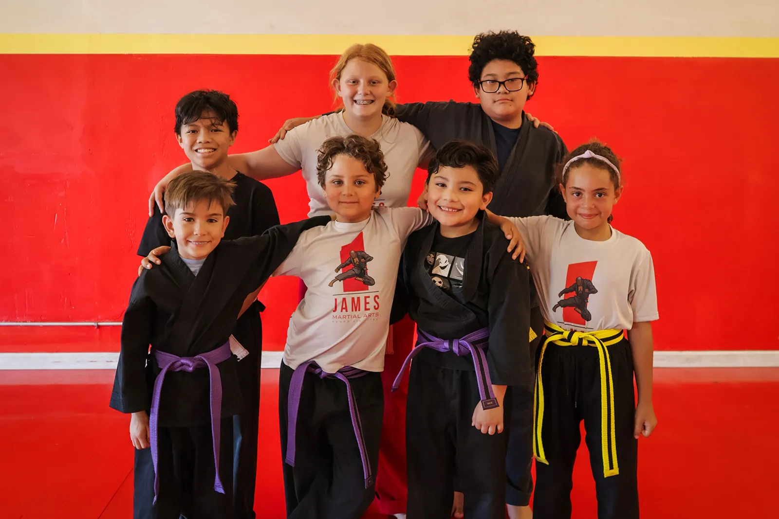 Pre-teen martial arts class at James Martial Arts Academy in El Cajon, CA
