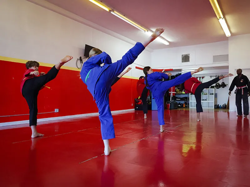Teens training in Kajukenbo at James Martial Arts Academy El Cajon California