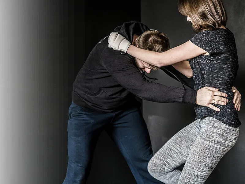 Women training in self-defense techniques at James Martial Arts Academy El Cajon California