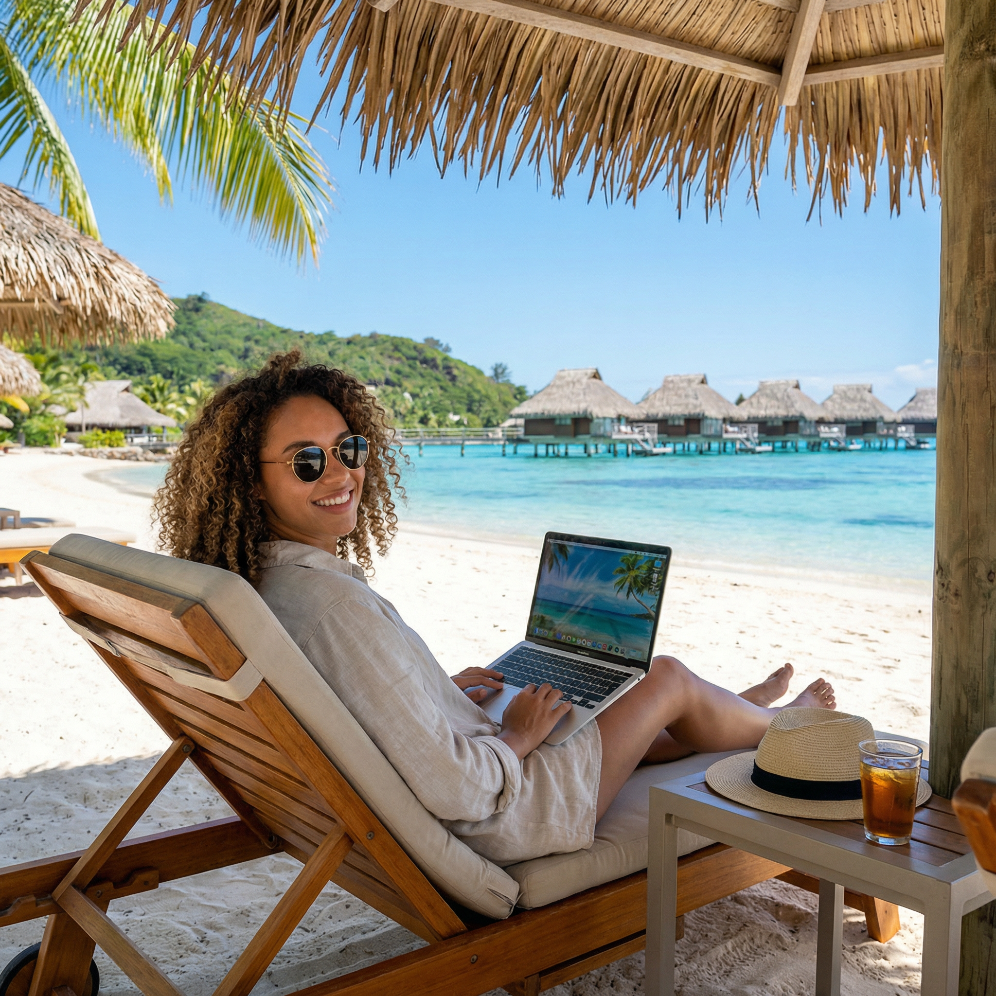 Working From The Beach